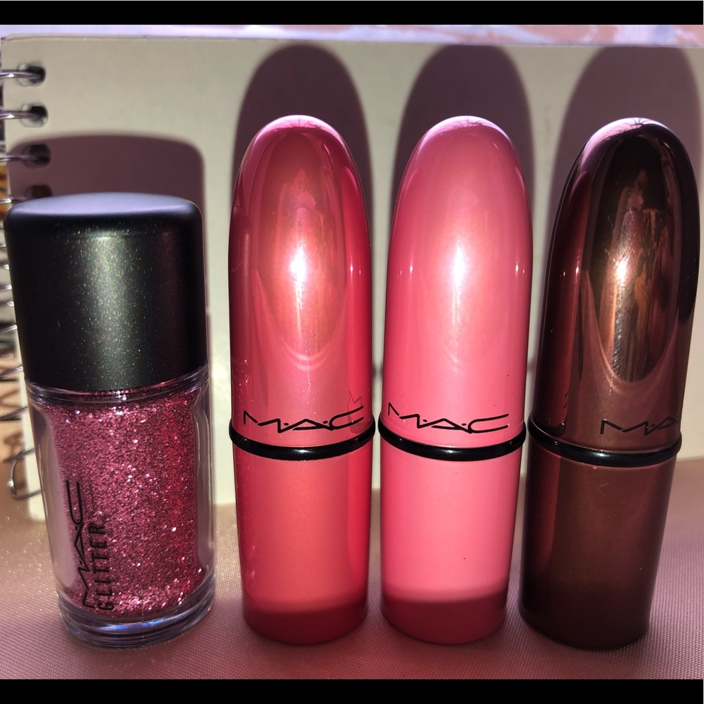 🔥SOLD🔥Mac Soft Mayte Lipstick & Glitter mini